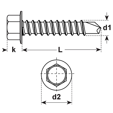 Viti autoperforanteINOX A2 DIN 7504 [LastViewedItems.CatItem.ArtName2]