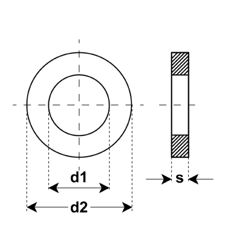 Unterlagsscheiben INOX A4 DIN 7349