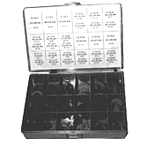 Assort.joints d'étanchéité DIN7603A 540 pcs Cuivre