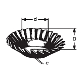 Rondelles éventail INOX A2 DIN 6798 AZV