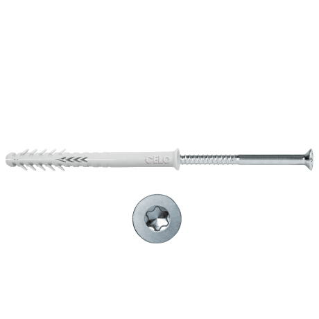 Cheville HBR TX pour fixation de cadre sur blocs c