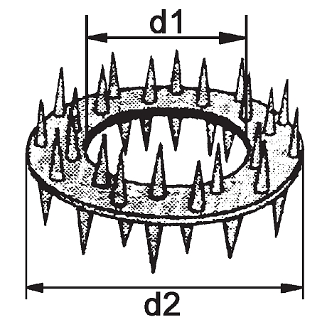Elements d'assemblage pour bois HB denture des 2 c