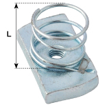 Piastre filettate con molla dentata 13mm 41/21 ZF 