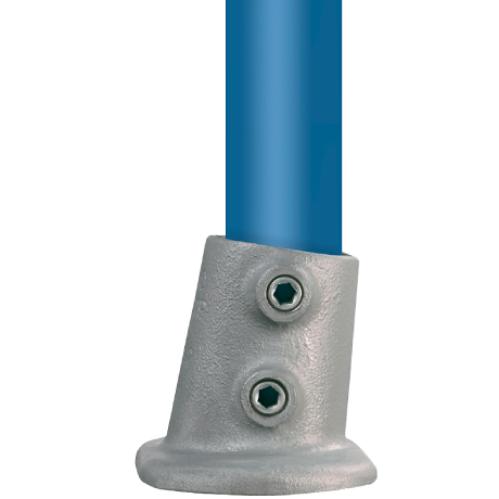Rohrverbinder TYP 12S Fussplatte oval Winkel fvz