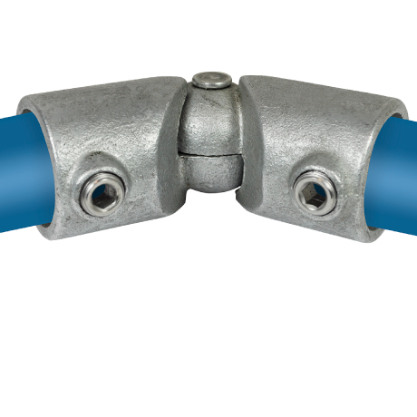 Rohrverbinder TYP 125 Bogen verstellbar fvz