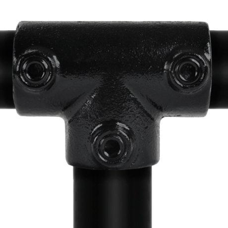 Raccord tube TYP 4 Pièce en T longue noir