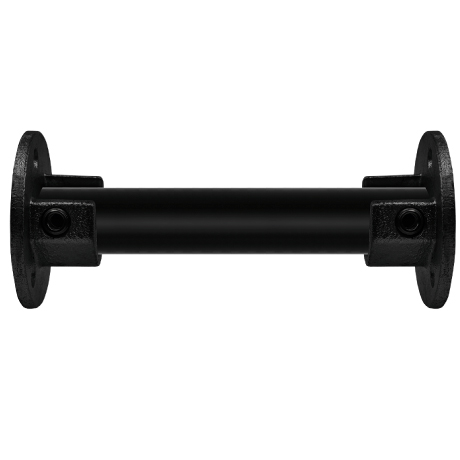 Raccord tube TYP 15 Plaque ronde avec insert noir