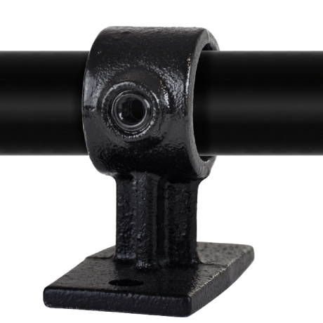 Rohrverbinder TYP 34 Handlaufhalterung schwarz