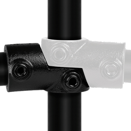 Rohrverbinder TYP 49 Winkelgelenk verstellbar sw