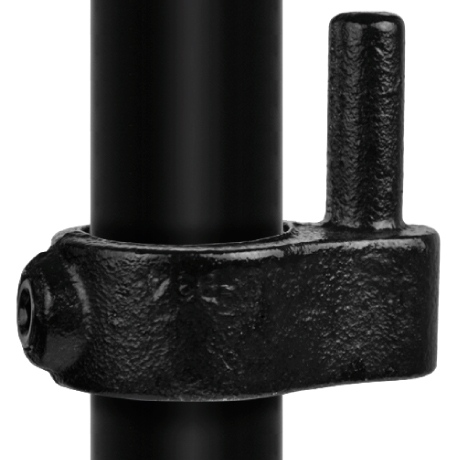 Rohrverbinder TYP 63 Stellringzapfen sw
