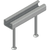 Ankerschienen K 53/34 INOX A4 kaltgewalzt 