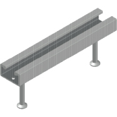 Rails d'ancrage W 40/22 ZF laminés à chaud 