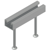 Rails d'ancrage W 53/34 ZF laminés à chaud 