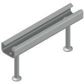Rails d'ancrage HMPR-CE 40/26P A4 laminé à froid 
