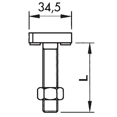 Vis à tête marteau dentée + écrou 41/22 8.8 ZF [SimilarCatItems.CatItem.ArtName2]