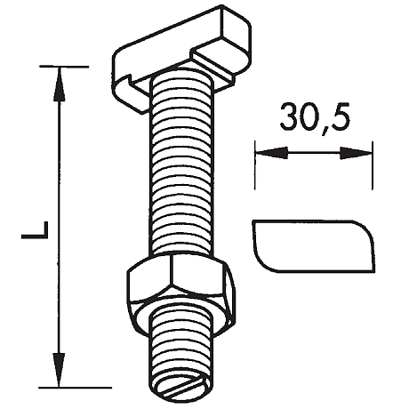 Bulloni con testa a martello 8.8 38/17 Dadi ZF [SimilarCatItems.CatItem.ArtName2]