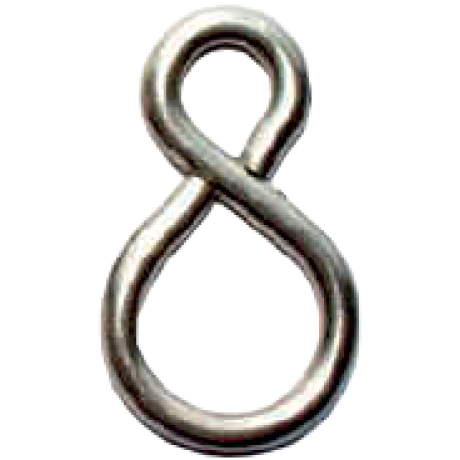 Gancio a S, forma chiusa, acciaio nichelato [SimilarCatItems.CatItem.ArtName2]