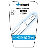 +TOOL Bits Philips 1/4" E 6,3 Pack zu 10 Stk 50 mm 