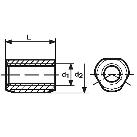 Einsatzbüchsen ENSAT® 305 Gewinde Messing