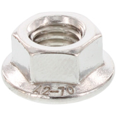 Dadi esagonali con flangia DIN 6923 INOX A2 