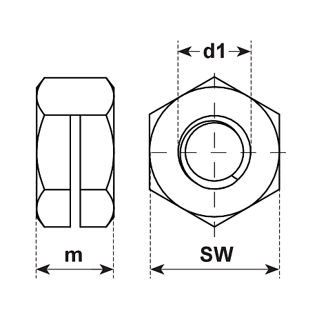 Dadi di sicurezza 1 d SNEP-elastici ESN INOX A2 [SimilarCatItems.CatItem.ArtName2]