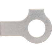 Rosette di bloccaggio a due linguette A4 DIN 463 
