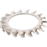 Ranelle dentate INOX A4 DIN 6798 A 