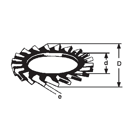 Ranelle dentate INOX A2 DIN 6798 A [SimilarCatItems.CatItem.ArtName2]