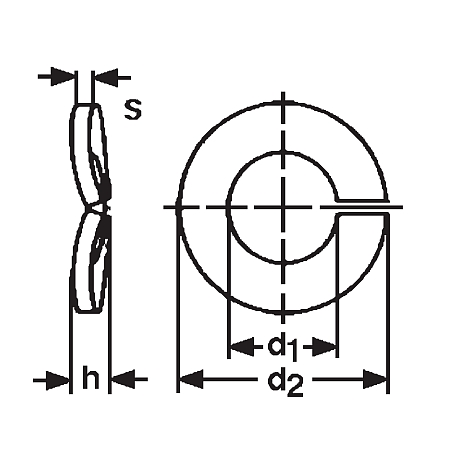 Ranelle elastiche HT INOX A4 DIN 128 A [SimilarCatItems.CatItem.ArtName2]