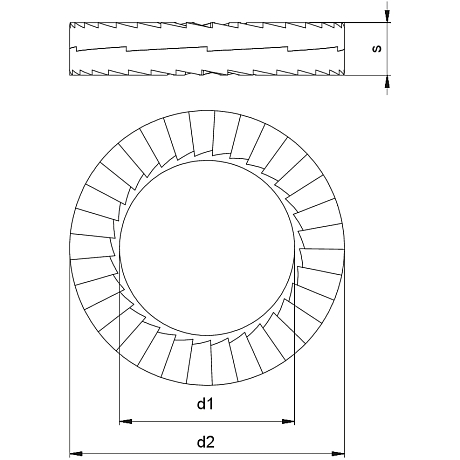 Keilsicherungsscheiben HEICO-LOCK HLS-S INOX A4 [NewItems.CatItem.ArtName2]