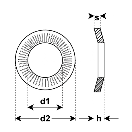 Ranelle di sicurezza ZNFE 25-511 MRip-Lock™INOX A2 [SimilarCatItems.CatItem.ArtName2]