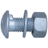 Viti esagonale semitonda con naso set 4.6 ZF 
