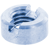 Dadi con intaglio in acciaio ZB DIN 546 5 