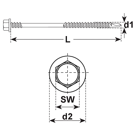 Viti di isolamento E-DB RS HT in acc Supracoat2 C [SimilarCatItems.CatItem.ArtName2]