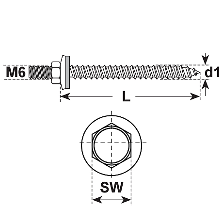 Vis pour échafaudage EGA E-X A rondelle 16 mm inox [SimilarCatItems.CatItem.ArtName2]