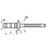 Rivetti multifix FIXI Testa tonda Allu / Acc 