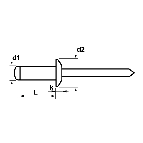 Rivetti a strappo a t. piatt mandrino A4 ISO 15983 [SimilarCatItems.CatItem.ArtName2]