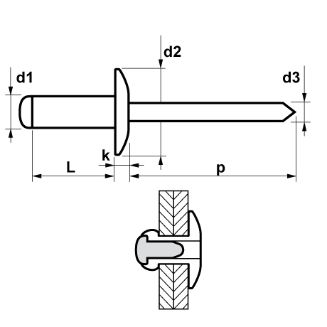 Rivetti a strappo MFX1032 tond piatt gran allu/acc [SimilarCatItems.CatItem.ArtName2]