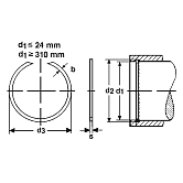 Anelli elastici SB in FM HV 450-520 ZN pho 