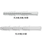 Tassello standard FL in nylon lungo 
