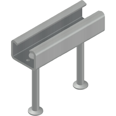 Rails d'ancrage K 72/48 INOX A4 laminés à froid [SimilarCatItems.CatItem.ArtName2]