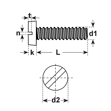 Zylinderschrauben PA 6.6 DIN 84 [LastViewedItems.CatItem.ArtName2]