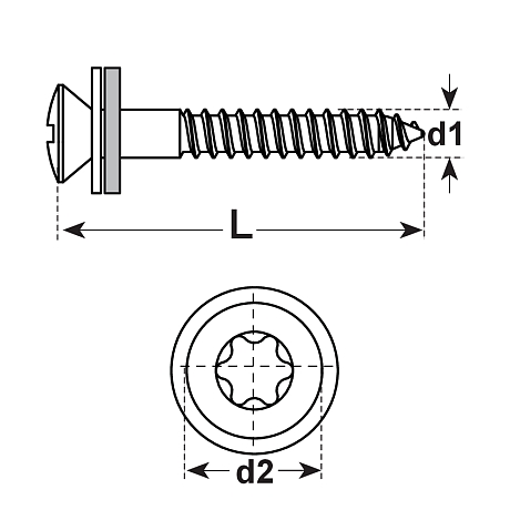 Spenglerschrauben LSK TX25 INOX A2 blank [SimilarCatItems.CatItem.ArtName2]