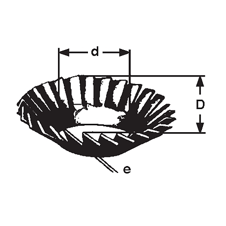 Rondelles éventail INOX A2 DIN 6798 AZV [SimilarCatItems.CatItem.ArtName2]
