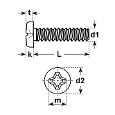 Linsenschrauben Stahl sw DIN 7985 8.8 