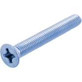 Vis à tête fraisée 4.8 acier zingué-bleu DIN 965 