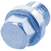 Bouchons filetés acier 5.8 zingué-bleu DIN 910 R 