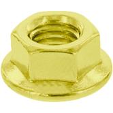 Flanschmuttern Stahl gelb DIN 6923 8 