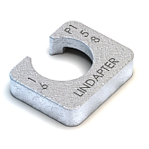 Fissaggio Lindapter® P 1-ghisa malleabile corta ZB 
