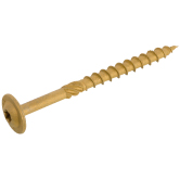 Vis à bois DYNAPLUS avec tête assiette TX outdoor AR-Coating bronze